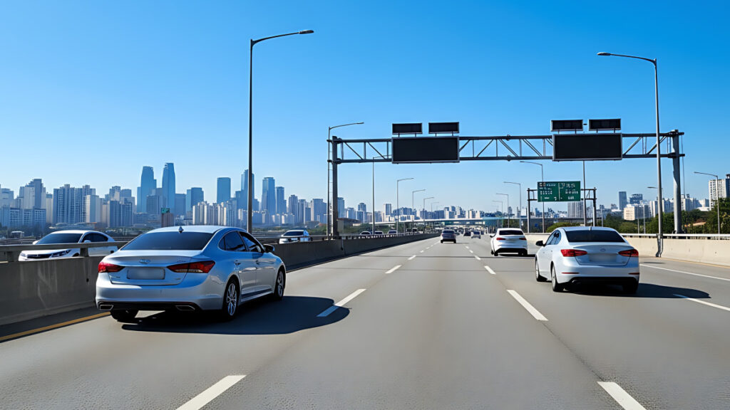 a first lane highway drive