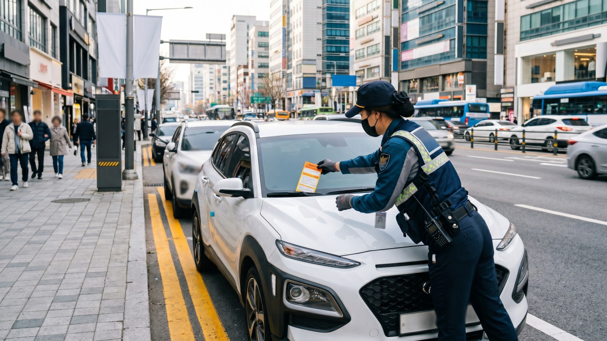 주정차 위반 단속기준