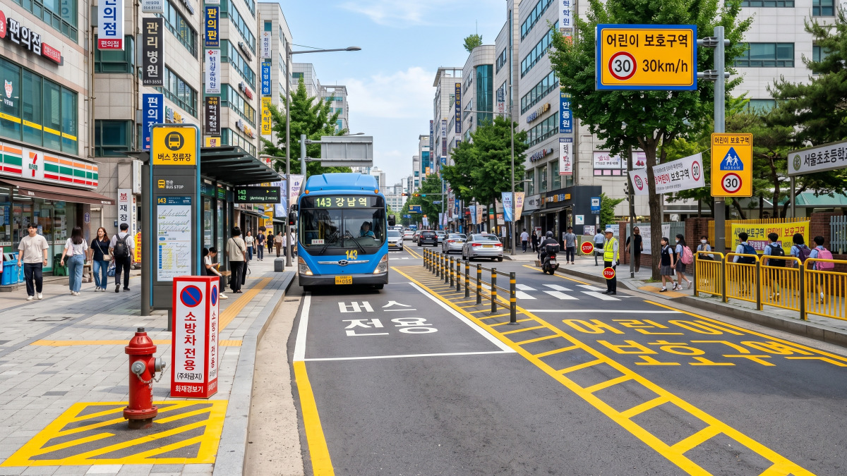 주정차 위반 단속기준
