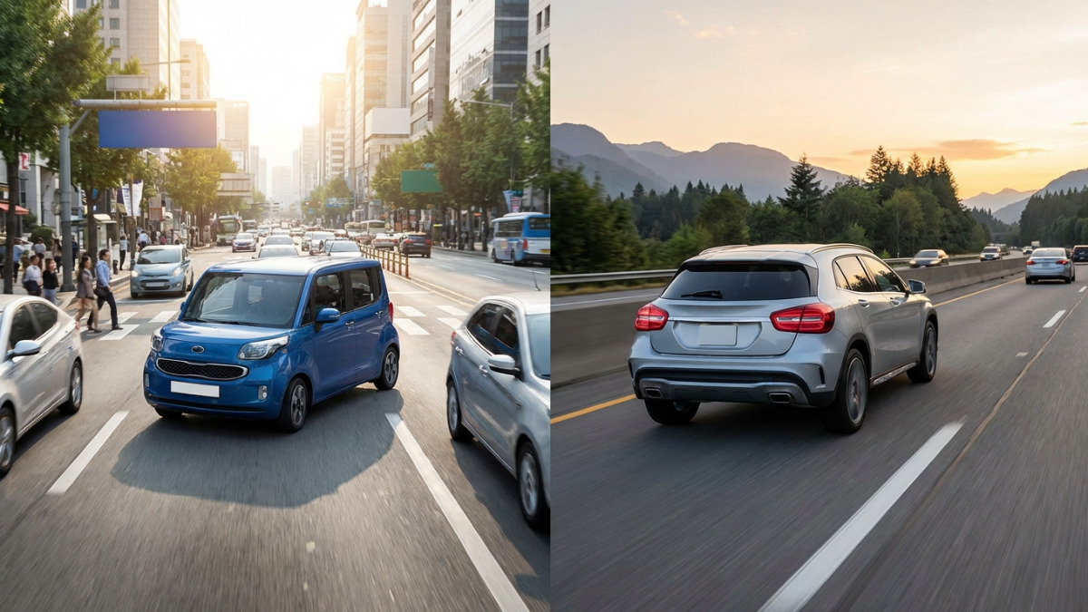 출퇴근용 경차 vs 소형 SUV 비교