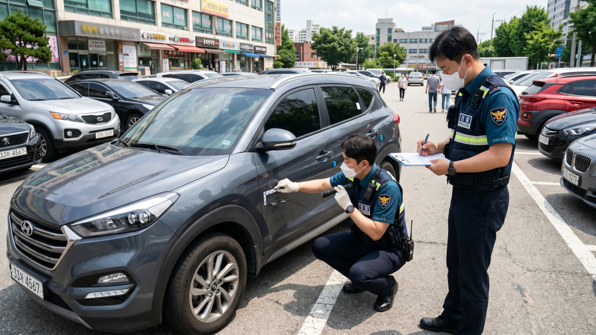 주차장 문콕 대처 방법