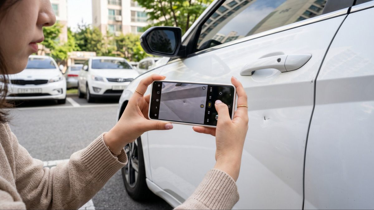 주차장 문콕 대처 방법