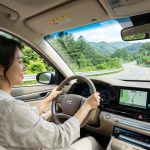 신차 길들이기 국도 주행 장면