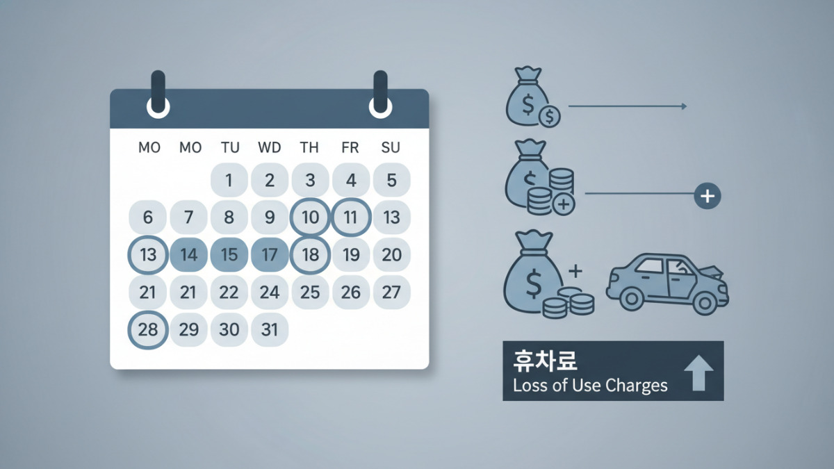 휴차료 폭탄 피하는 법