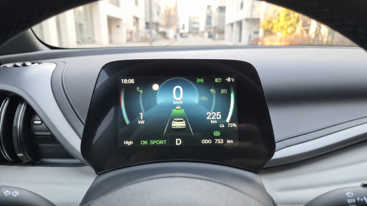 BYD 아토3 5인치 클러스터 계기판