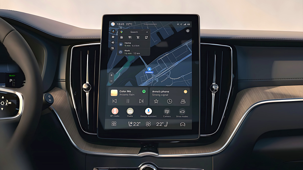 볼보 XC60의 세로형 디스플레이와 스냅드래곤 기반 인포테인먼트 시스템